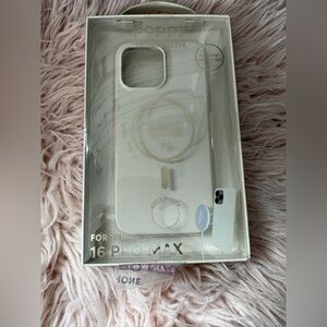 XO Poppy Cosmic Latte Off-White iPhone 16 Pro Max Case New!